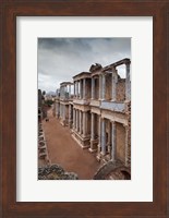 Spain, Extremadura, Badajoz, Merida, Roman Theater Fine Art Print