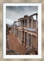 Spain, Extremadura, Badajoz, Merida, Roman Theater Fine Art Print