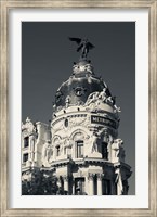 Spain, Madrid, Centro Area, Metropolitan Building Fine Art Print