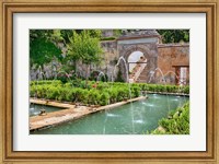 The Generalife gardens, Alhambra grounds, Granada, Spain Fine Art Print