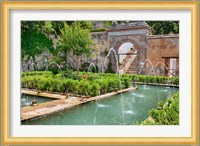 The Generalife gardens, Alhambra grounds, Granada, Spain Fine Art Print