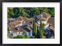 Rooftops of the Albayzin district, Granada, Spain Fine Art Print