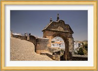 Spain, Andalusia, Malaga Province, Ronda Stone Archway Fine Art Print