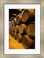 Spain, Bodegas Gonzalez Byass, Winery Casks Fine Art Print