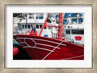 Spain, Cantabria Province, Santona, fishing boat Fine Art Print