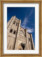 Spain, Castilla y Leon Region, Avila Avila Cathedral detail Fine Art Print