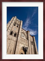 Spain, Castilla y Leon Region, Avila Avila Cathedral detail Fine Art Print