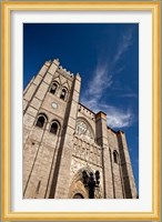 Spain, Castilla y Leon Region, Avila Avila Cathedral detail Fine Art Print