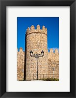 Spain, Castilla y Leon Scenic medieval city walls of Avila Fine Art Print