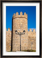 Spain, Castilla y Leon Scenic medieval city walls of Avila Fine Art Print