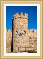 Spain, Castilla y Leon Scenic medieval city walls of Avila Fine Art Print