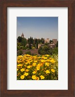 Spain, Granada The Generalife gardens, Alhambra grounds Fine Art Print