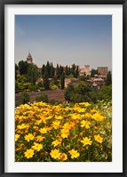 Spain, Granada The Generalife gardens, Alhambra grounds Fine Art Print