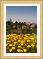 Spain, Granada The Generalife gardens, Alhambra grounds Fine Art Print