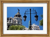 Spain, Madrid Metropolis building on Grand Via Fine Art Print