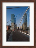 Zubizuri Bridge, Bilbao, Spain Fine Art Print