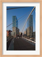 Zubizuri Bridge, Bilbao, Spain Fine Art Print