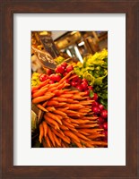 Carrots, Central Market, Malaga, Spain Fine Art Print