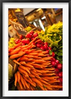 Carrots, Central Market, Malaga, Spain Fine Art Print