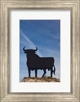 Famous Bull Symbols of the Bodegas Osborne, Puerto de Santa Maria, Spain Fine Art Print