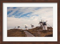 La Mancha Windmills, Consuegra, Castile-La Mancha Region, Spain Fine Art Print