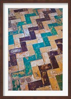 Moorish Tiles, The Alcazar, Seville, Spain Fine Art Print