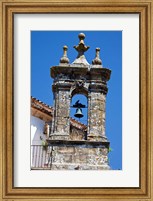 Spain, Andalucia, Cadiz Bell tower of old church in Grazalema Fine Art Print