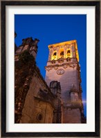 Spain, Andalusia Bell tower of the Santa Maria De La Asuncion Church Fine Art Print