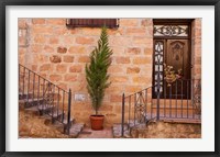 Spain, Andalusia Street scene in the town of Banos de la Encina Fine Art Print