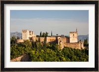 Spain, Andalusia, Granada Province, Granada View of Alhambra Palace Fine Art Print