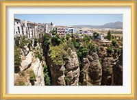 Spain, Andalusia, Malaga Province Hillside town of Ronda Fine Art Print