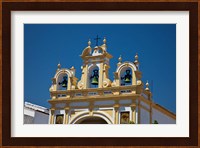 Spain, Andalusia, Zahara Bell tower of the San Juan de Letran Chapel Fine Art Print