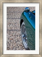 Spain, Avila, classic car 1950s Jaguar XK-150S Fine Art Print