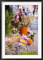 Spain, Cadiz, Plaza de Topete Flower Market Fine Art Print