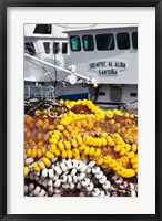 Spain, Cantabria Province, Santona, Fishing Boat Fine Art Print