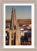Spain, Castilla y Leon, Burgos Cathedral, Sunset Fine Art Print