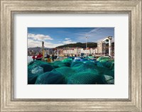 Spain, Castro-Urdiales, View of Town and Harbor Fine Art Print