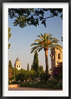 Spain, Granada, Alhambra The Generalife gardens Fine Art Print