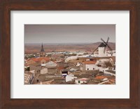 Spain, La Mancha Area, Campo de Criptana Windmills Fine Art Print