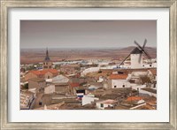 Spain, La Mancha Area, Campo de Criptana Windmills Fine Art Print