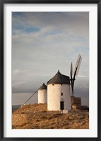 Spain, La Mancha, Consuegra, La Mancha Windmills Fine Art Print
