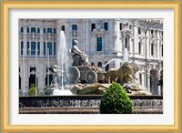 Spain, Madrid Plaza de Cibeles with Fuente de Cibele Fine Art Print