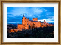 Spain, Segovia Alcazar Castle at Sunset Fine Art Print