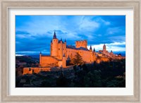 Spain, Segovia Alcazar Castle at Sunset Fine Art Print