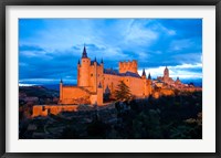 Spain, Segovia Alcazar Castle at Sunset Fine Art Print