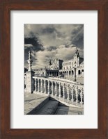 Spain, Seville, buildings of the Plaza Espana Fine Art Print