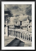 Spain, Seville, buildings of the Plaza Espana Fine Art Print