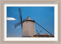 Spain, Toledo Province, Consuegra La Mancha windmills Fine Art Print