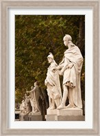 Statues of Spanish Kings, Royal Palace, Madrid, Spain Fine Art Print