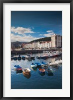 Town And Harbor View, Castro-Urdiales, Spain Fine Art Print